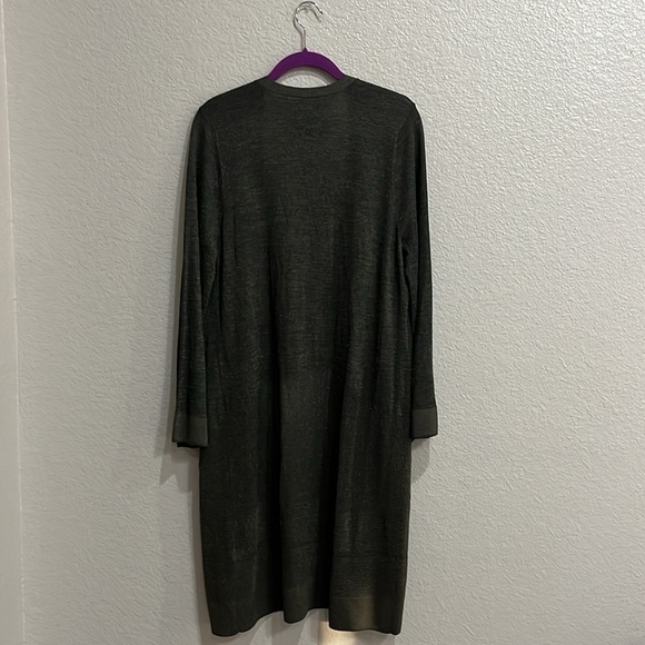 Chico's Women's Olive Green and Gold Cardigan Size Chico’s 2/Large - Picture 10 of 11